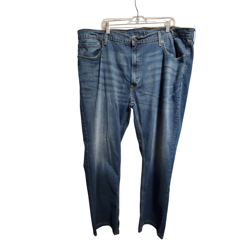 Levi Strauss Co 559 Jeans W44 L32  Blue Denim Relaxed Fit Straight Leg Pants